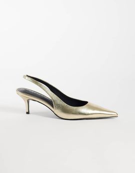 ASOS DESIGN ASOS DESIGN Shade slingback kitten heels in gold