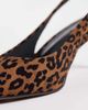 ASOS DESIGN ASOS DESIGN Shade slingback kitten heels in leopard suedette-Multi - 3