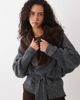 ASOS DESIGN ASOS DESIGN shawl collar oversized cardigan in heather gray - 3