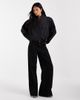 ASOS DESIGN ASOS DESIGN shawl collar wrap bomber jacket in black - 2