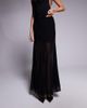 ASOS DESIGN ASOS DESIGN sheer and solid fishtail maxi skirt in black - 3