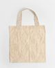 ASOS DESIGN ASOS DESIGN sheer floral embroidered tote bag in stone-White - 4