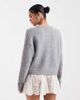 ASOS DESIGN ASOS DESIGN sheer lace flare mini skirt in cream-White - 3