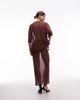 ASOS DESIGN ASOS DESIGN sheer mesh maxi skirt in brown - 4