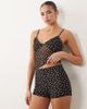 ASOS DESIGN ASOS DESIGN sheer mesh mini short in black polka dot-Multi - 1