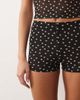ASOS DESIGN ASOS DESIGN sheer mesh mini short in black polka dot-Multi - 3