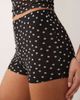 ASOS DESIGN ASOS DESIGN sheer mesh mini short in black polka dot-Multi - 4