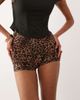 ASOS DESIGN ASOS DESIGN sheer mesh mini shorts in animal print-Multi - 3