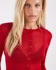 ASOS DESIGN ASOS DESIGN sheer second skin cardigan in red - 3