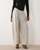 ASOS DESIGN ASOS DESIGN sheer sequin balloon pants in silver - 2