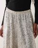 ASOS DESIGN ASOS DESIGN sheer sequin balloon pants in silver - 4