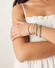 ASOS DESIGN ASOS DESIGN shell design bracelet 5 pack in gold tone - 1