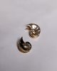 ASOS DESIGN ASOS DESIGN shell stud earrings in gold tone - 2