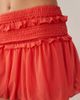 ASOS DESIGN ASOS DESIGN shirred mesh mini skirt in pink - part of a set - 3