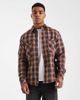 ASOS DESIGN ASOS DESIGN shirt with pocket in brown plaid - 1