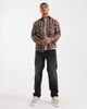 ASOS DESIGN ASOS DESIGN shirt with pocket in brown plaid - 2