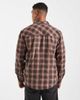 ASOS DESIGN ASOS DESIGN shirt with pocket in brown plaid - 3