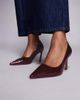 ASOS DESIGN ASOS DESIGN Shore mid heel pumps in dark red - 3