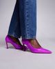 ASOS DESIGN ASOS DESIGN Shore mid heel pumps in electric purple - 1