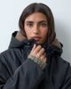 ASOS DESIGN ASOS DESIGN short hooded rain coat with borg liner in black - 2