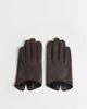 ASOS DESIGN ASOS DESIGN short leather gloves in chocolate-Brown - 1