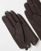 ASOS DESIGN ASOS DESIGN short leather gloves in chocolate-Brown - 2
