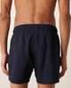 ASOS DESIGN ASOS DESIGN short length seersucker swim shorts in navy - 4