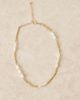 ASOS DESIGN ASOS DESIGN short necklace with bead and faux pearl details in brushed gold tone - 2