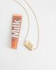 ASOS DESIGN ASOS DESIGN short necklace with clean molten pendant in gold tone - 4