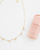 ASOS DESIGN ASOS DESIGN short necklace with faux-pearl drops in gold tone - 2