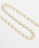 ASOS DESIGN ASOS DESIGN short necklace with mini hearts with faux pearls in gold tone - 3