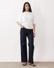 ASOS DESIGN ASOS DESIGN short sleeve batwing cinched waist top in white - 2