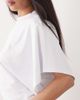ASOS DESIGN ASOS DESIGN short sleeve batwing cinched waist top in white - 3