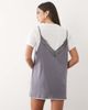 ASOS DESIGN ASOS DESIGN short sleeve lace overlay mini dress in white and lilac-Multi - 2