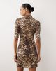 ASOS DESIGN ASOS DESIGN short sleeve mini dress in leopard print-Multi - 2