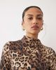 ASOS DESIGN ASOS DESIGN short sleeve mini dress in leopard print-Multi - 4