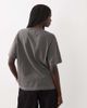 ASOS DESIGN ASOS DESIGN short sleeve oversized graphic top with skeleton in washed charcoal-Gray - 4