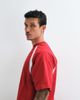 ASOS DESIGN ASOS DESIGN short sleeve oversized tee with panel detail-Red - 2
