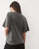 ASOS DESIGN ASOS DESIGN short sleeve oversized with Witching Hour graphic top in washed charcoal-Gray - 4
