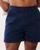 ASOS DESIGN ASOS DESIGN shorter length shorts in navy with pleat - 4