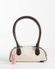 ASOS DESIGN ASOS DESIGN shoulder bag in canvas with brown pu straps - 2