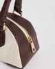 ASOS DESIGN ASOS DESIGN shoulder bag in canvas with brown pu straps - 3