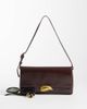 ASOS DESIGN ASOS DESIGN shoulder bag with gold hardware in chocolate-Brown - 2
