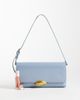 ASOS DESIGN ASOS DESIGN shoulder bag with gold hardware in light blue - 2