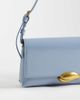 ASOS DESIGN ASOS DESIGN shoulder bag with gold hardware in light blue - 3