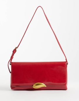 ASOS DESIGN ASOS DESIGN shoulder bag with gold hardware in red