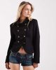 ASOS DESIGN ASOS DESIGN shrunken drummer-style jacket in black - 1