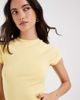 ASOS DESIGN ASOS DESIGN shrunken raglan baby tee in washed buttermilk-Yellow - 3