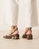 ASOS DESIGN ASOS DESIGN Sienna mid block heel shoes in leopard print-Multi - 3