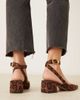 ASOS DESIGN ASOS DESIGN Sienna mid block heel shoes in leopard suedette-Multi - 3